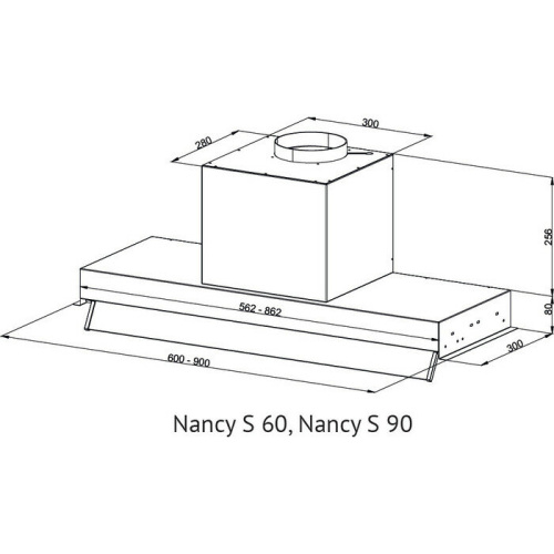 Вытяжка Kuppersberg NANCY S 90 Black