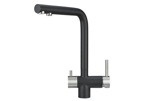 Смеситель для кухни Granula GR-2305, черный