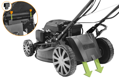 Газонокосилка бензиновая CARVER LMG-3653DMSE-VS