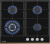Газовая панель Weissgauff HGG 649 BGRG
