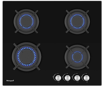 Газовая панель Weissgauff HG 640 BG