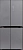 Холодильник LEX LCD450 steel point Cross Door