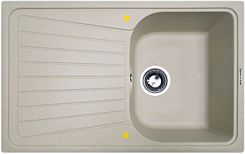 Кухонная мойка Zigmund & Shtain KLASSISCH 790 РЕЧН.ПЕСОК
