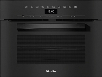Духовой шкаф с СВЧ Miele H7440BM OBSW черный обсидиан