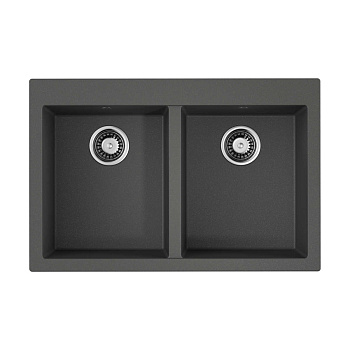 Мойка Omoikiri Bosen 80-2-PL Tetogranit/платина